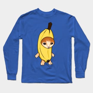 Banana cat Long Sleeve T-Shirt